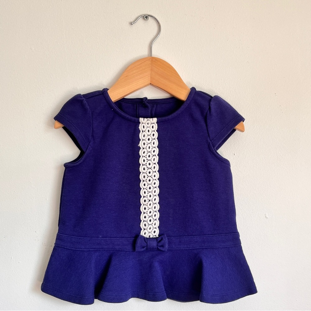 Janie and Jack Blue Top